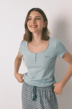 Women'secret Camiseta manga corta algodón