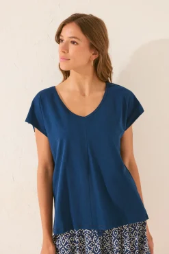 Women'secret Camiseta manga corta brillo