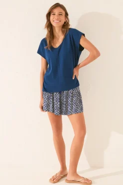 Women'secret Camiseta manga corta brillo