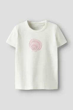 Crianças Name it Camiseta manga corta de algodón orgánico
