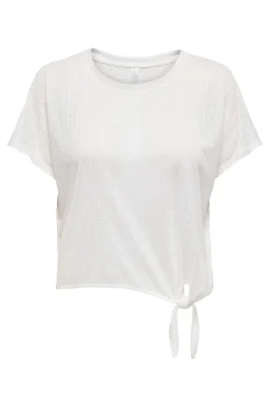 Only Play Camiseta manga corta nudo