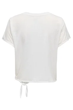 Only Play Camiseta manga corta nudo