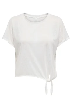 Only Play Camiseta manga corta nudo