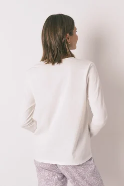 Women'secret Camiseta manga larga 100% algodón