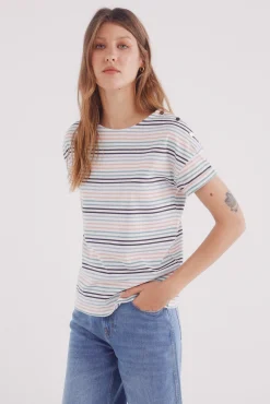 Springfield Camiseta manga vuelta botones hombro