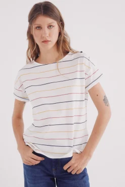 Springfield Camiseta manga vuelta botones hombro