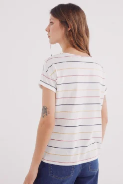 Springfield Camiseta manga vuelta botones hombro