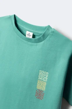 Crianças Springfield Kids Camiseta mosaico niño