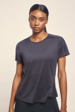 Dash and Stars Camiseta negra ultraligera