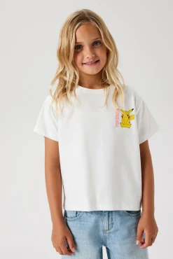 Crianças Name it Camiseta niña Pikachu