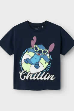 Crianças Name it Camiseta niño Lilo y Stitch