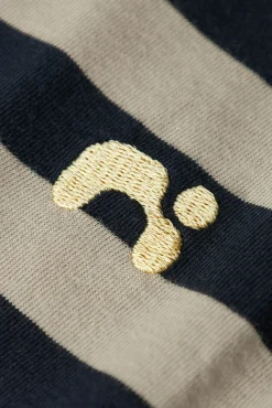 Crianças Name it Camiseta niño rayas logo
