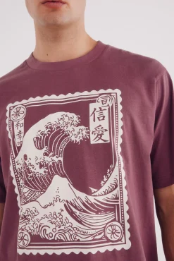 Springfield Camiseta ola japonesa