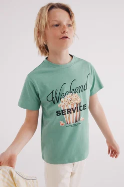 Crianças Springfield Kids Camiseta Palomitas niño