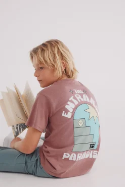Crianças Springfield Kids Camiseta Paradise niño