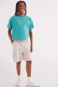 Crianças Springfield Kids Camiseta pasta niño