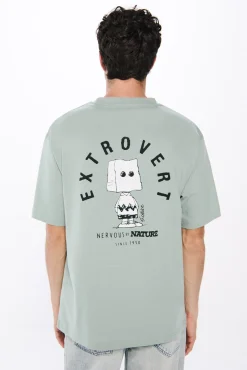 Springfield Camiseta Peanuts Charlie Extrovert