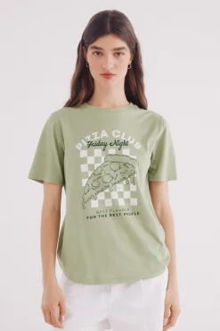 Springfield Camiseta "Pizza club"