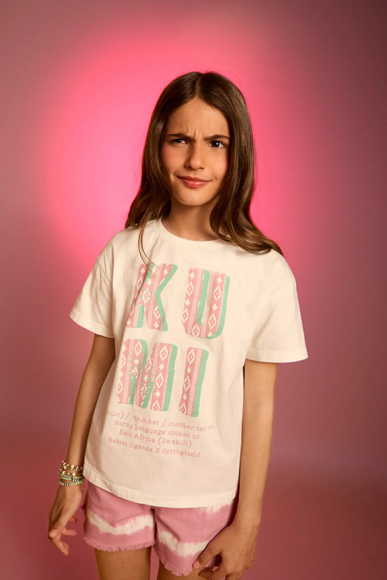 Crianças Springfield Kids Camiseta Proyecto Babies Uganda