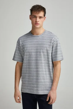 Springfield Camiseta raya estructura