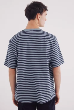 Springfield Camiseta rayas estampada