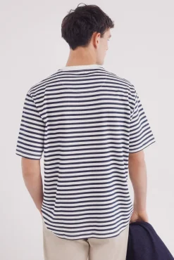 Springfield Camiseta rayas estampada