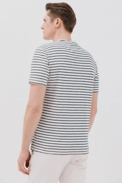 Cortefiel Camiseta rayas slub