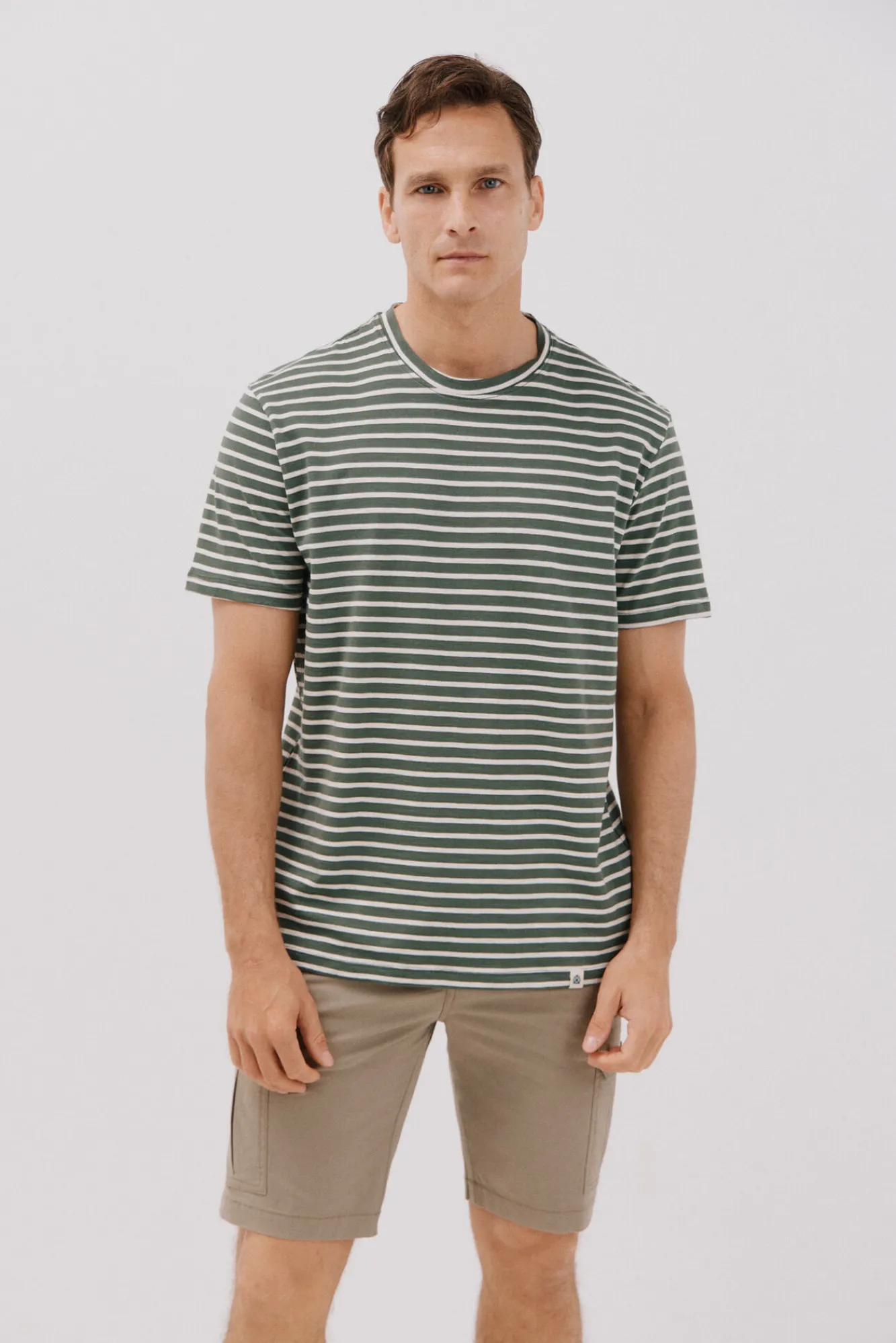 Cortefiel Camiseta rayas slub