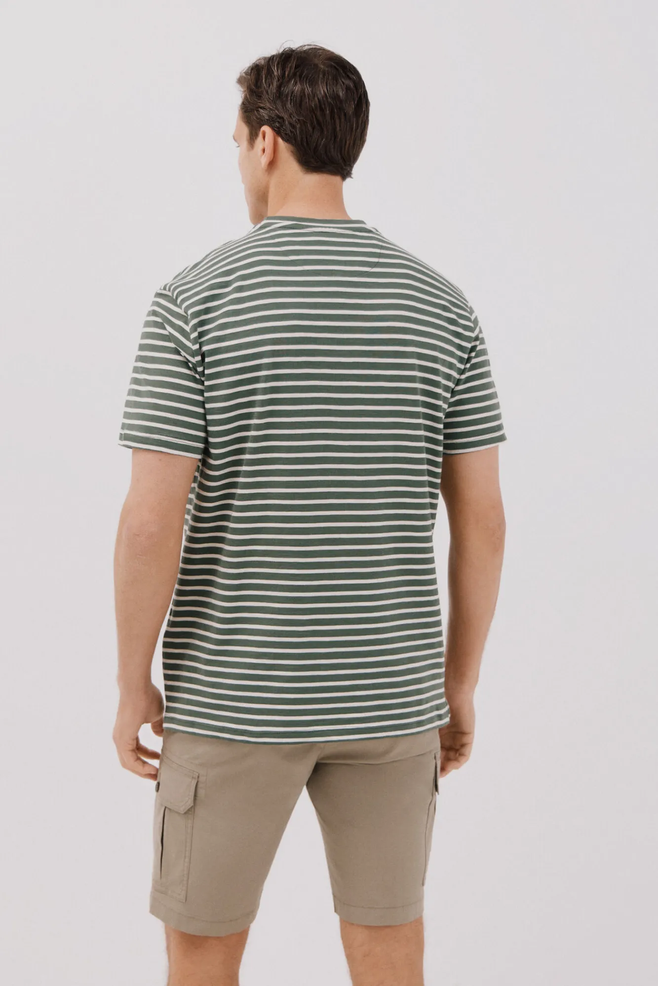 Cortefiel Camiseta rayas slub
