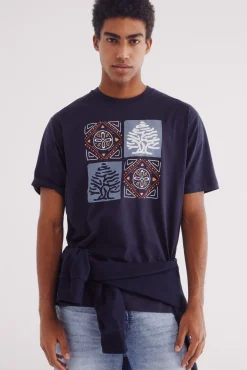 Springfield Camiseta árbol étnico