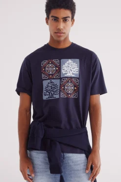 Springfield Camiseta árbol étnico
