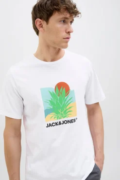 Jack & Jones Camiseta regular fit estampada