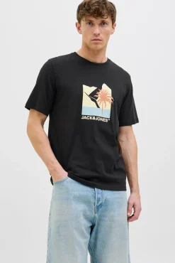 Jack & Jones Camiseta regular fit estampada