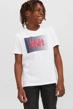 Crianças Jack & Jones Junior Camiseta regular fit estampada