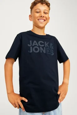 Crianças Jack & Jones Junior Camiseta regular fit estampada