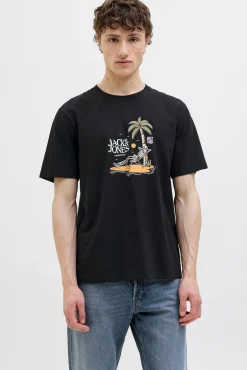Jack & Jones Camiseta regular fit estampada