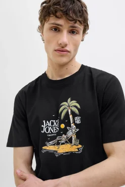 Jack & Jones Camiseta regular fit estampada