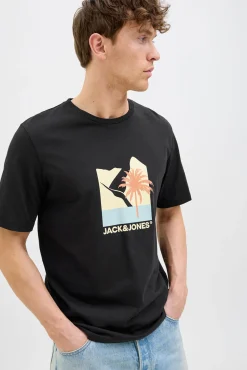 Jack & Jones Camiseta regular fit estampada