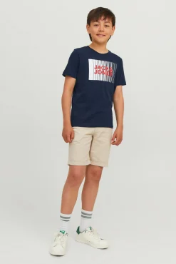 Crianças Jack & Jones Junior Camiseta regular fit estampada