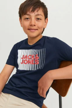 Crianças Jack & Jones Junior Camiseta regular fit estampada