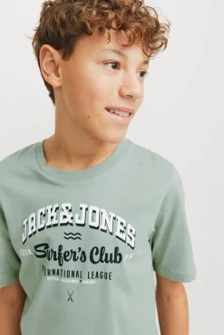 Crianças Jack & Jones Junior Camiseta regular fit estampada
