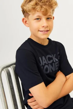 Crianças Jack & Jones Junior Camiseta regular fit estampada