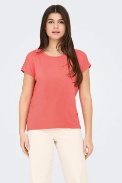 Only Camiseta regular fit glitter