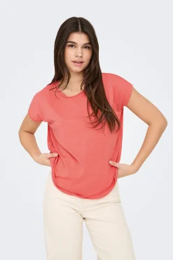 Only Camiseta regular fit glitter