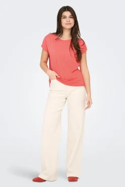 Only Camiseta regular fit glitter