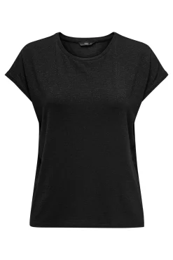 Only Camiseta regular fit glitter