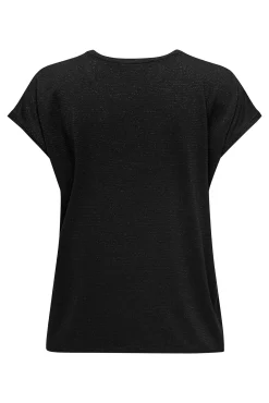 Only Camiseta regular fit glitter