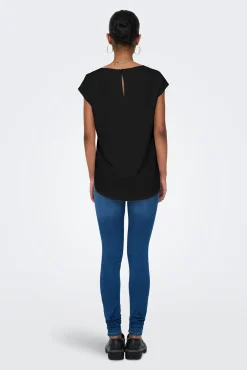 Only Camiseta regular fit manga corta