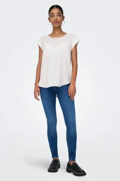 Only Camiseta regular fit manga corta