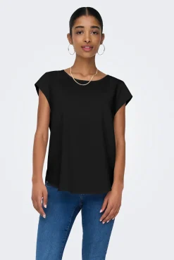 Only Camiseta regular fit manga corta